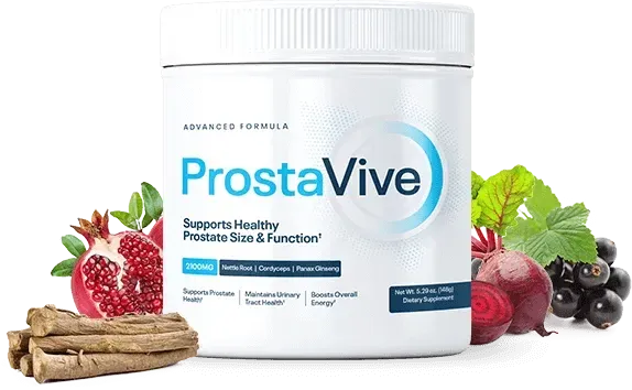 ProstaVive Supports Healthy Prostate Size & Function